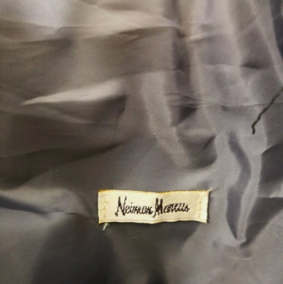 ❤Neiman Marcus Large Metallic/Gold/Gray Faux Leather Tote Bag  12" x 14"… - Picture 8 of 10